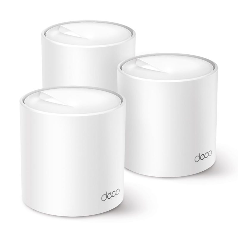 TP-Link Deco X50 AX3000 Mesh WiFi 6 System (3-Pack) – Dual-Band, Gigabit Ports, WPA3 Protection
