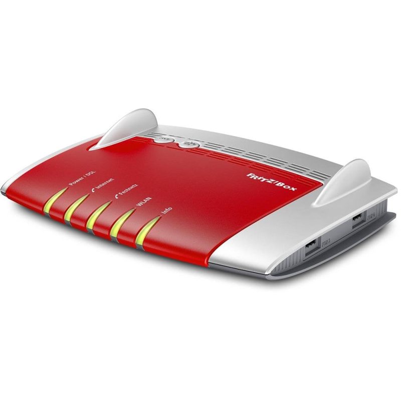 AVM FRITZ!Box 7490 – WiFi AC+N DSL Router with Mesh, DECT Base & Media Server