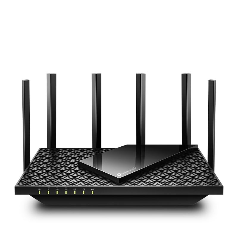 TP-Link Archer AXE75 Tri-Band WiFi 6E Router – AX5400, Gigabit Ports, USB 3.0, WPA3 Security