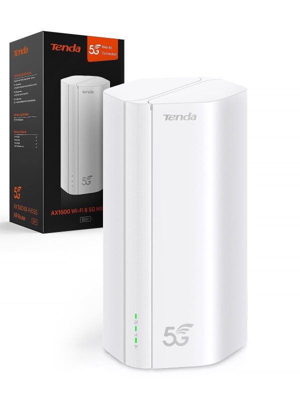 Tenda 5G01 – 5G WiFi 6 Router for Nano-SIM with Gigabit Port & Mesh+