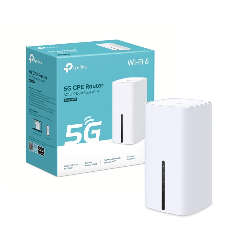 TP-Link Archer NX200 – LTE WiFi 6 Router AX1800 with SIM Slot & Gigabit Ports