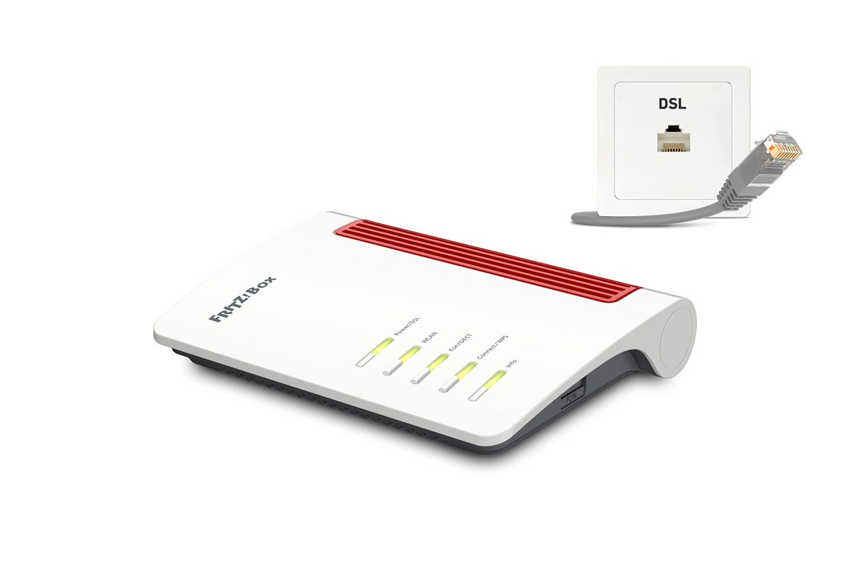 AVM FRITZ!Box 7510 – WiFi Router with WiFi 6, VDSL Supervectoring & Mesh