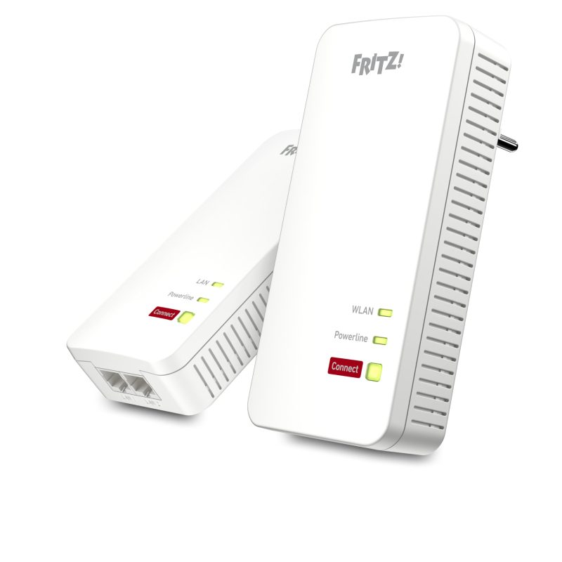 AVM FRITZ!Powerline 1240 AX Set – Gigabit Powerline with WiFi 6 Access Point