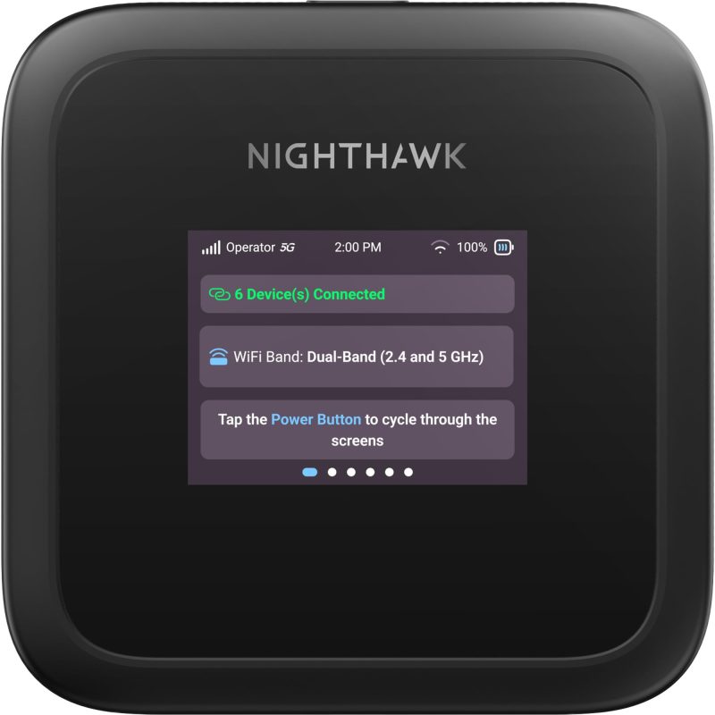 NETGEAR Nighthawk M3 – Mobile 5G WiFi 6 Router with Hotspot Function